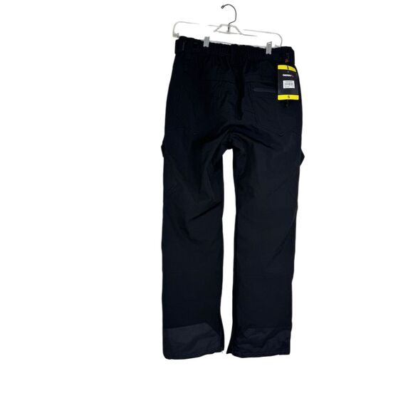 New Gerry Men's Black Fleece Lined Water Resistant Snow Pants Size S - Picture 4 of 5
